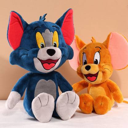 Cherubs Big Size Cute Tom Jerry Cartoon Premium Soft Toy (Set of 2pc)  - 50 cm