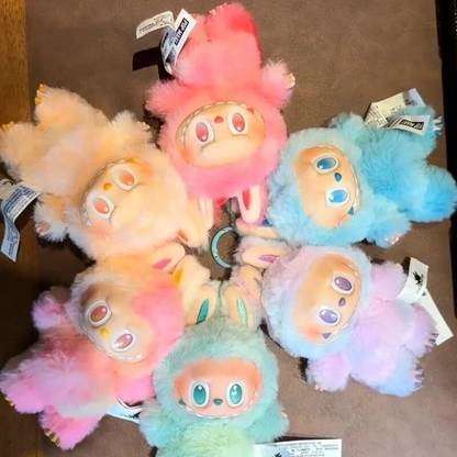 Daxstar Labubu toys Mini Plush Figures – Cartoon Bunny Style Soft Toys for Keychains Key Chain