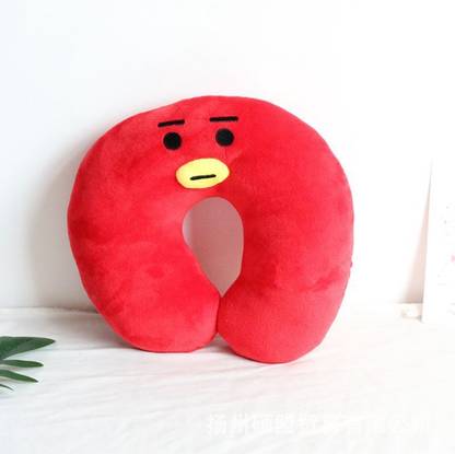 Rudrav BTS BT21 Tata Soft Toy Neck Pillow  - 25 cm