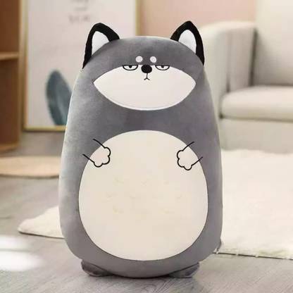 TechMax Solution Soft Dog Plush Hugging Pillow Cute Stuffed Animal Plushies Toy  - 25 cm