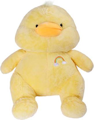Uni Seoul Big Chubby Rainbow Duck Plushie  - 55 mm