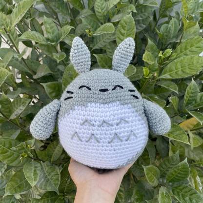 Skeindalous Creations Handmade Crochet Totoro Soft Toy / Plushie  - 25 cm