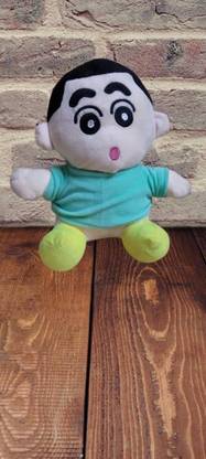 Crispy toys Soft Plush Cartoon Character Shinchan Soft Toy For Kids (Blue)  - 26 cm