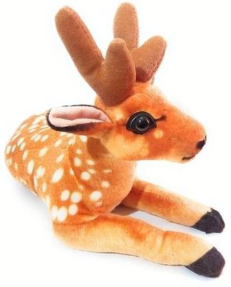 sai ji Fawn soft toy, baby deer plushie, cute fawn stuffed animal for kids-30cm  - 30 cm