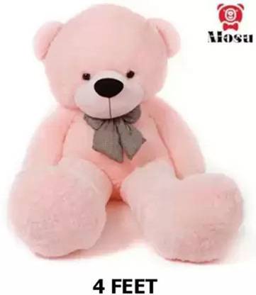 MOSU Pink 4 Feet Soft Stuffed/Fluffy/Huggable Cute Teddy Bear For Girls, Kids  - 48 inch