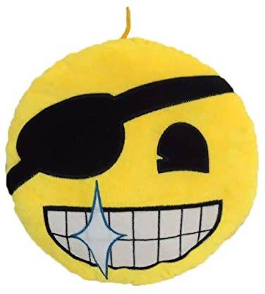 PITARA Emoji Eyepatch Face Plush - 30 cm  - 18 cm