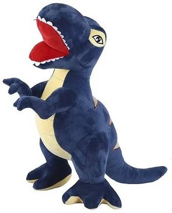 AVSHUB 40cm Super Soft Plush Cute Dinosaur Toy for Kids - Blue  - 40 cm