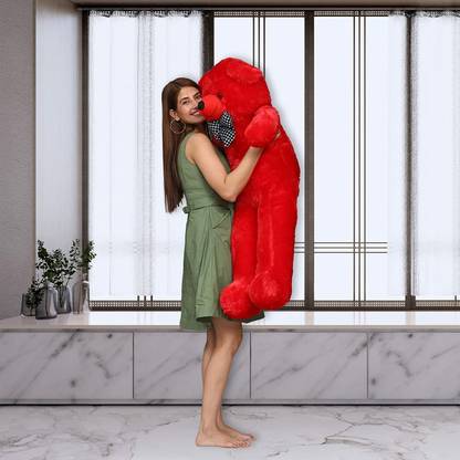 MSY TOYS ddy bear 3 feet for gift st e (some one ) - 90 cm (Red) special teddy bear  - 90 cm