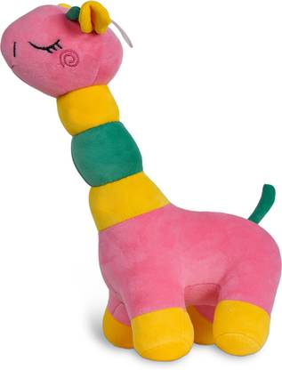 Chamantricks Rainbow Giraffe Soft Toy for Boys & Girls | Stuffed Plush Animal - 37 cm