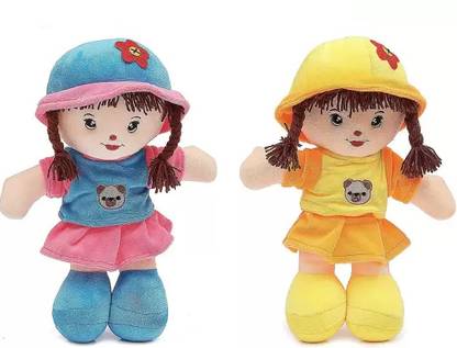 Hello Baby Combo Super Soft Cute Looking Smiling Girl Soft Toy / Stuffed Soft Plush Toy  - 34 cm