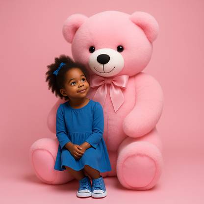 Vstyle Heart Teddy Bear 5ft  - 152 cm