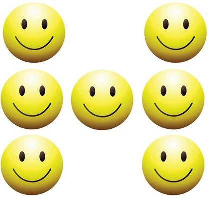 Deeshora Sponge Smile Balls - Squeeze and Release Your Tensions Away  - 60 mm