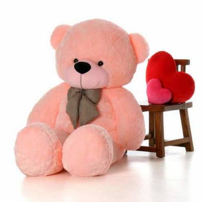 Gopal Ji Creations Teddy Bear 3.5 ft Toys Valentines Birthday Gift for Kids Girls (Pink)  - 106 cm
