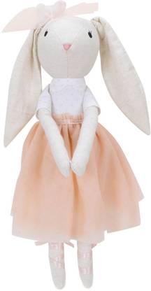 haus & kinder Lilly Cotton Bunny Rag doll  - 15 inch