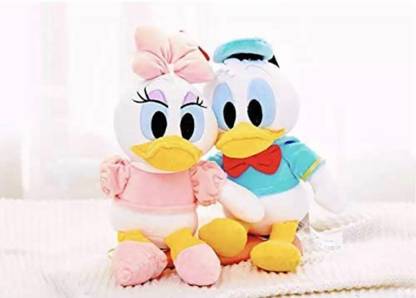 Wondertoys Attractive combo of donald and daisy duck super soft stuffed toy for kids  - 32 cm