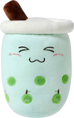 TechMax Solution Cute Boba Tea Plush Stuffed Bubble Tea Plushie  - 9 inch