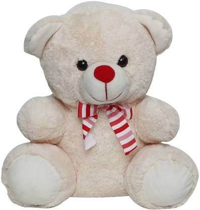 Bubbly Bears Cute & Adorable Cream Hugging Teddy Bear Soft / Plush Toy for Kids  - 20 cm