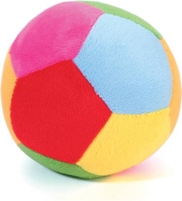 Webby Plush Soft Ball, Stuffed Toy for Kids with Rattle Sound  - 11 cm
