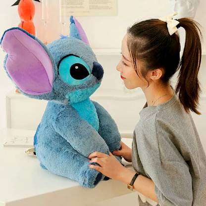 Cherubs Big Size Cute Anime Stitch Imported Plush Toy  - 55 cm