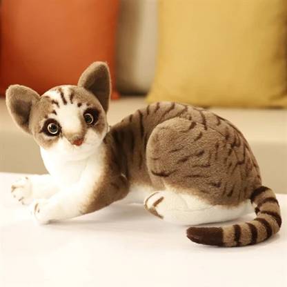 PLUSHJOY Cat Soft toys pet Animal Toy for Kids and Birthday Gift Toys  - 34 cm