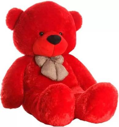 KhoLi CUTE TEDDY BEAR RED COLOUR FOR GIRLFRIND AND BOY SMALL  - 56 cm