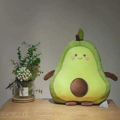 Vaishno Soft Kawaii Food Squishy stuffed plush toys avocado doll  - 35 cm