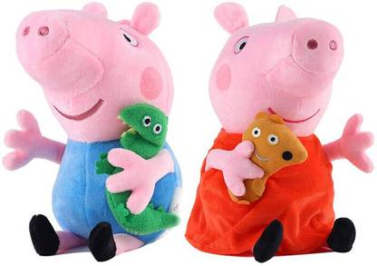 Hug 'n' Feel pig set Softness Long Soft Lovable hugable Cute Giant Life Size (Pig Set, 2pcs)  - 35 cm