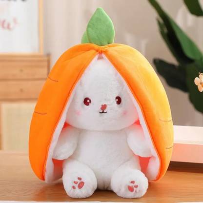 Toyingly Zipper Carrot Bunny Soft Toy for Cute Kids  - 35 cm