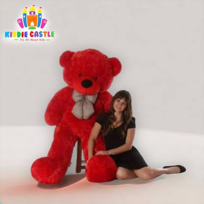 Kiddie Castle Teddy Bear Red Colors Size 4 Feet  - 48 inch