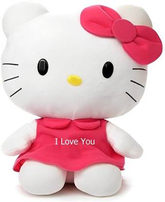 Tickles I Love You Valentine Cat Soft Stuffed Plush Animal Toy For Kids Boys & Girls  - 28 cm