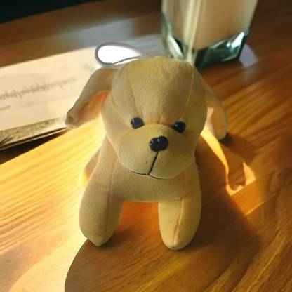 vishnu trader YELLOW DOG SOFT TOY  - 20 cm