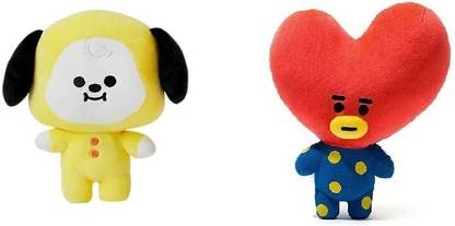 AVS BTS Combo Chimmy and Tata Soft Toy BTS Bangtan Boys Stuffed Plush Toy for Kids  - 30 cm