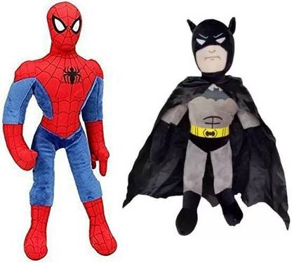 dk enterprises MOST cute Combo Attractive 2 spider & batman _avenjer-marwel  - 40 cm