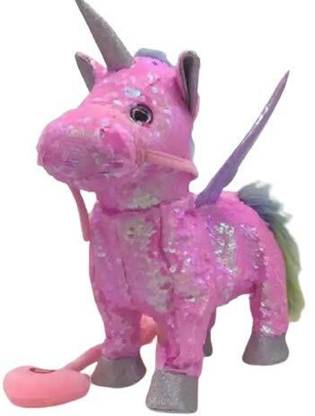 Pepstter Walking Dancing Sequence Unicorn Toy Electronic Pet Educational Toy fr Kids  - 12 mm
