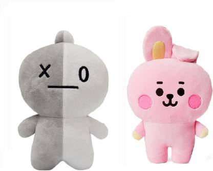 Gking BTS Super Soft Toy Cooky with VAN Stuffed Plush Toy BT21 Characte  - 30 cm