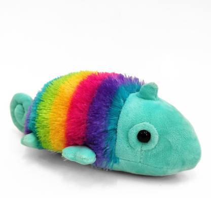 Pals Plush Multicolor Chameleon with Rattle Soft Toy For Children (Multicolor) 33 cm  - 12 cm