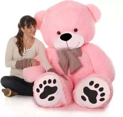 ASJS 4 feet pink highquality very huggable & lover teddy bear  - 122 cm