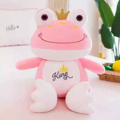 Teddy Daddy Frog Soft Toy - 1 Single Piece  - 32 cm