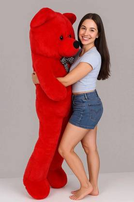 Plushie 4 Feet Very Cute Long Soft Hugable Teddy Bear Best For Gift - 120 CM  - 48 inch