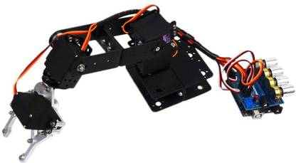 Lyla 4DOF Robot Arm Mechanical Robot Clamp Claw Kit For Arduino Robotics Assembly'  - 10 cm