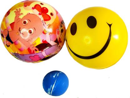ShopTalk Chota Bheem & Smiley Stress Ball with Bouncing Ball  - 12 inch