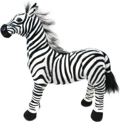 Tickles Soft Stuffed Plush Animal Standing Zebra Toy  - 50 cm