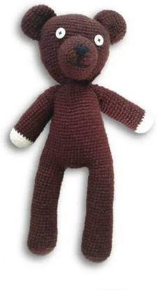 Loophoop Crochet Handmade Mr Bean Teddy  - 25 cm