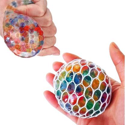SARASI Mesh Ball For Kids, Squishy Ball, Stress Relief Hand Fidget Toy, 1Pcs set  - 6 cm