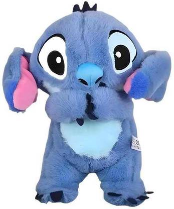 tinytotem Sleeping Breathing Stitch Teddy with Music and Light Soft Toy  - 32 cm