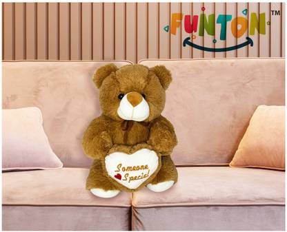 Funton Stuffed Animals For Anniversary Gift Girlfriend Boyfriend Birthday Husband Wife  - 10 cm