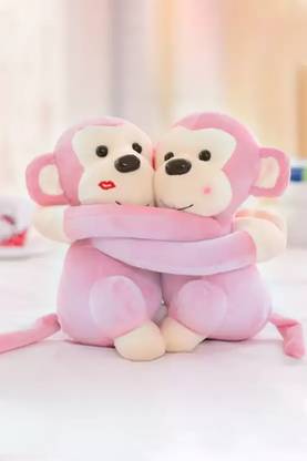 Nyaara Plush Cuddly Couple Monkey Soft Toy  - 30 cm