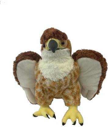 WILD REPUBLIC Red Tail Hawk Stuffed Plush Toy  - 12 inch