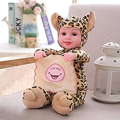 Pepstter Peek-A-Boo Doll Toy Soft Plush Laughing Voice Activated Moving arms Touch Sensor  - 5 mm