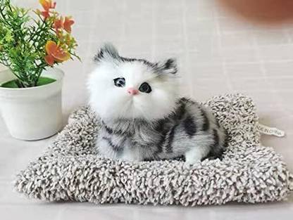 TTW Sleeping Cat Stuffed Animal Toys with Sound for Kids  - 60 mm